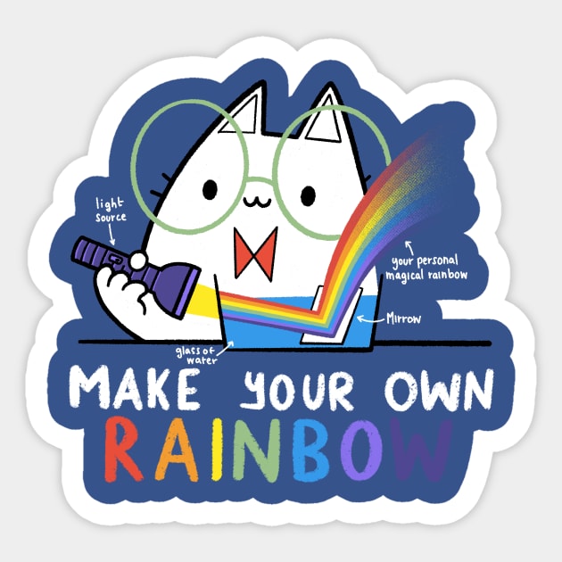 Rainbow Science Sticker by TaylorRoss1